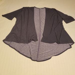LuLaRoe Lindsey short open front kimono size Medium